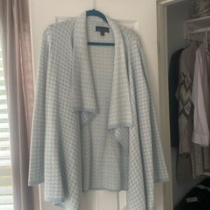 Blue Rain - Blue and White sweater